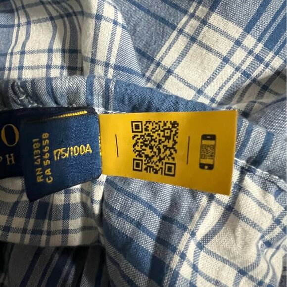 Ralph Lauren Plaid Tiered Cotton Halter Maxi Dress Size 10 - Picture 12 of 16